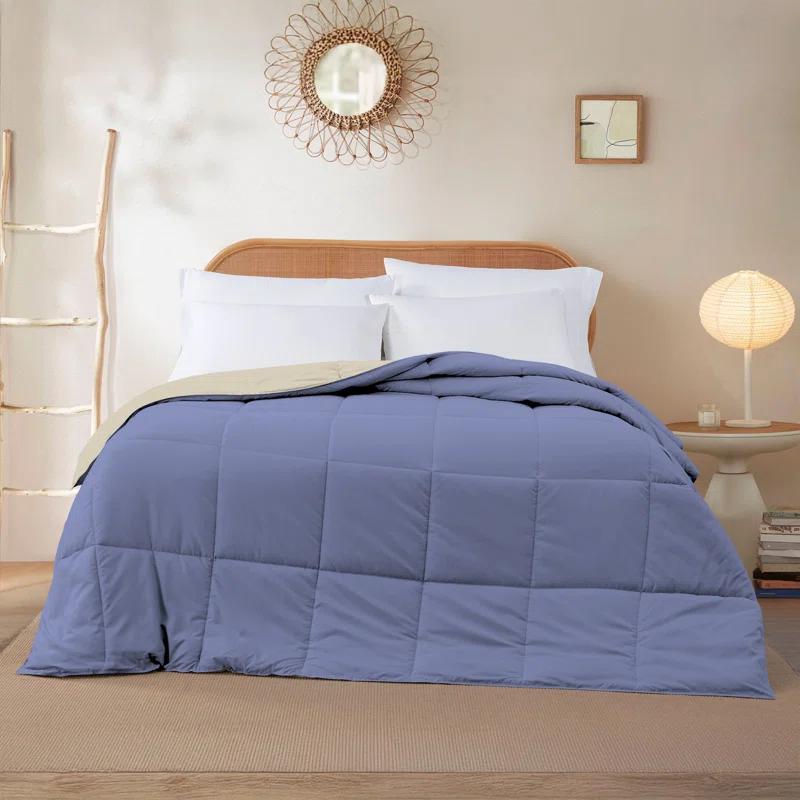 Modern Threads Modern Threads Sanctuary by PCT Down Alternative Microfiber Quilted Reversible Comforter & Duvet Insert - Soft, Comfortable Alternative to Goose Down - Bedding for All Seasons