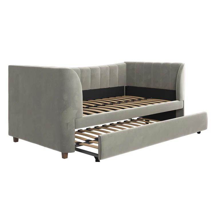 Valentina Twin Upholstered Daybed with Trundle