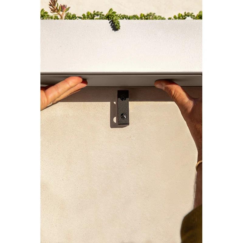 Veradek Geo Series Plastic Trough Hanging Planter