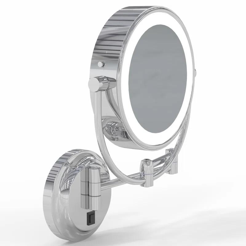 Aptations Kimball Young Metal Concave LED Wall Mirror