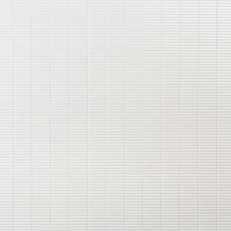 Monogram Stacked 11.19 In. X 11.9 In. Glossy Porcelain Mosaic Floor And Wall Tile (0.92 Sq. Ft. / Each)