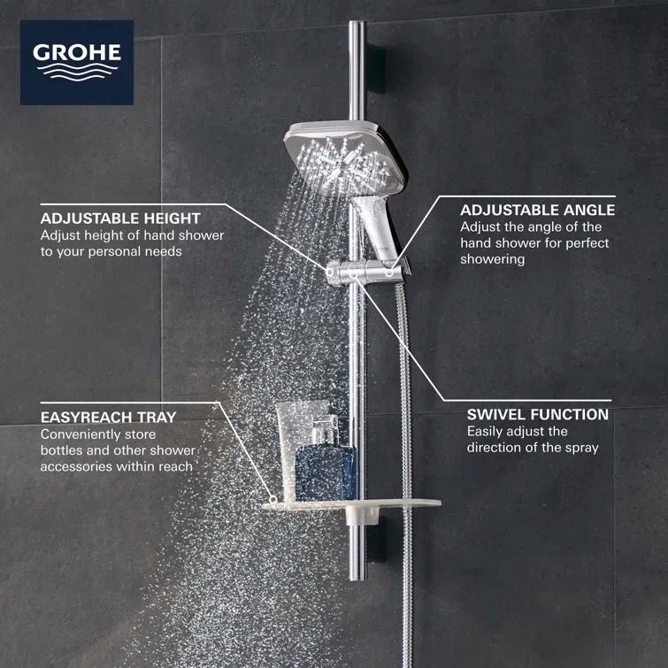 GROHE Eurocube Pressure Balance Rain Shower Set 29433000