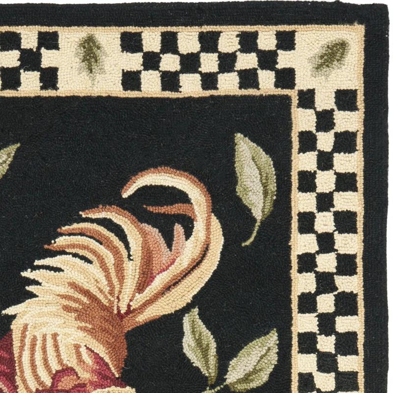 Vintage Posters Wool And Cotton With Latex Oriental Rug