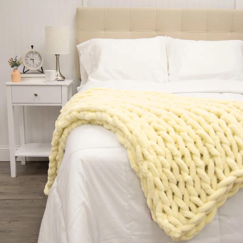 Donna Sharp Chenille Knitted Chenille Throw