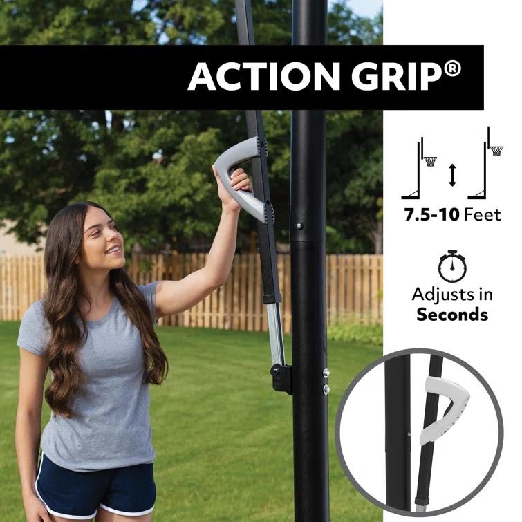 Lifetime Lifetime Height Adjustable Portable Basketball Hoop (54" Polycarbonate Backboard)