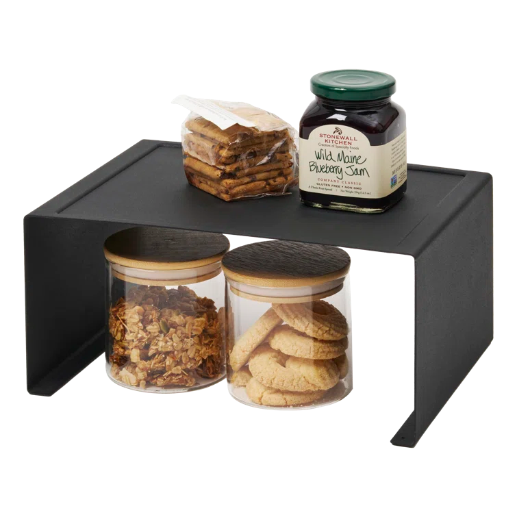 Yamazaki Tower Large Black Kitchen Steel Rack