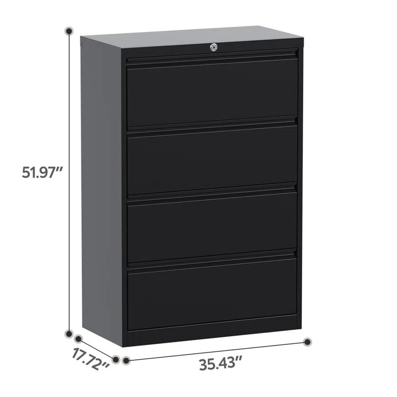 AOBABO Aobabo Locking Metal Office Storage Organizer Filing Cabinet