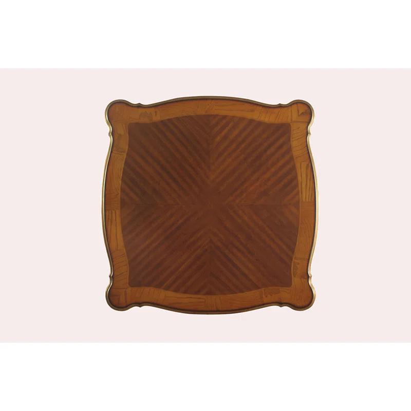 FOSHNATURE Solid Wood 4 Legs Coffee Table with Storage | Wayfair