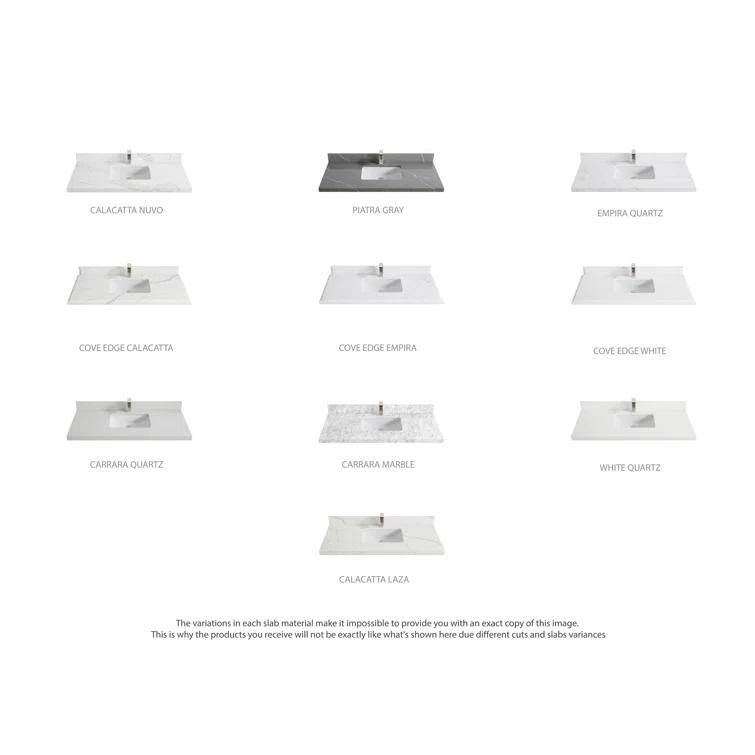 Willow Collections Aberdeen 48'' Single Bathroom Vanity with Top