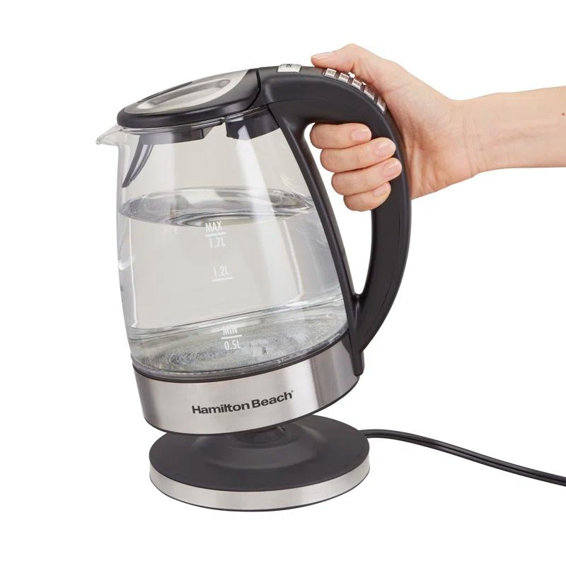 Hamilton Beach Hamilton Beach 1.7 qt. Glass Electric Tea Kettle