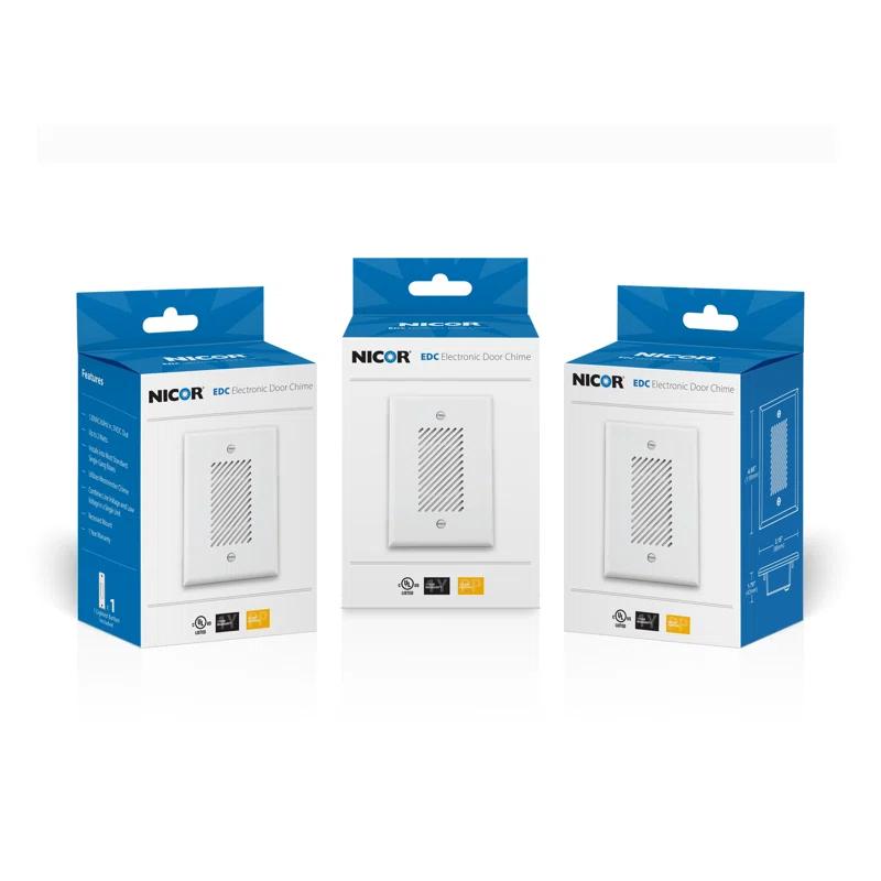 NICOR Lighting White Doorbell Kit