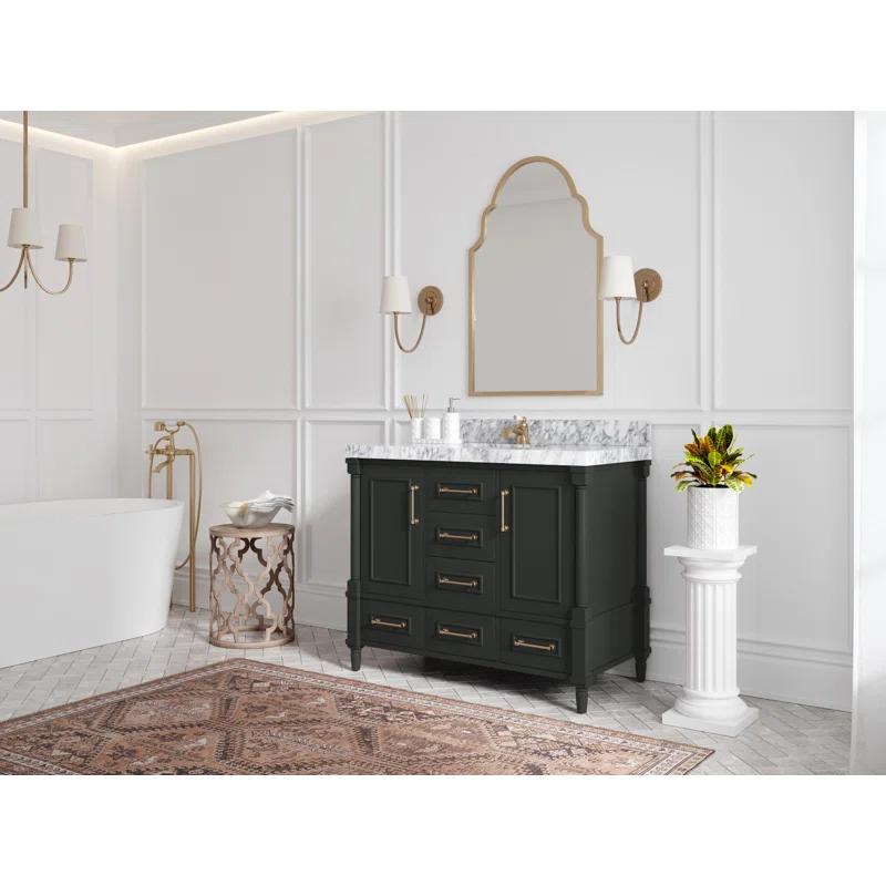 Willow Collections Aberdeen 42'' Single Bathroom Vanity with Quartz Top