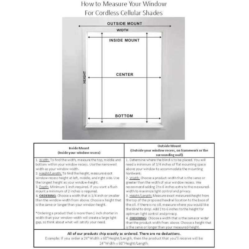 Arlo Blinds Honeycomb Blackout White Cellular Shade