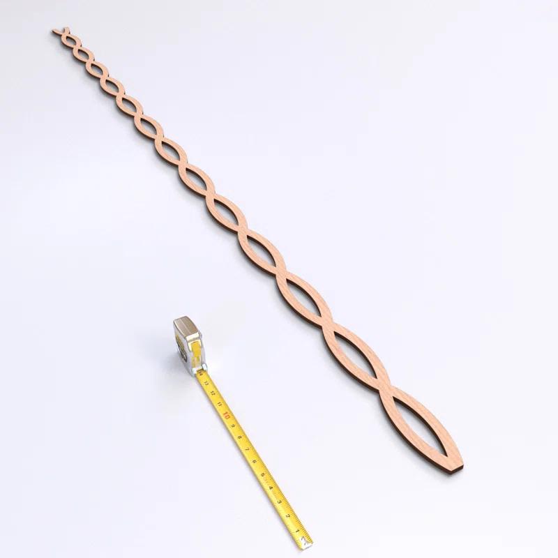 Ekena Millwork Rakaia Adjustable Wood Decorative Slat Wall Panel Kit