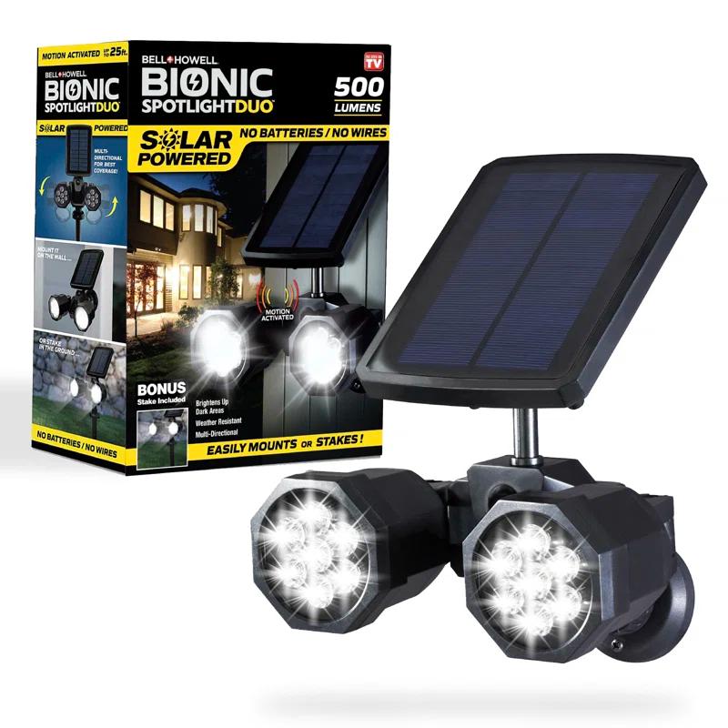 Bell + Howell Bell+Howell Bionic Spotlight Duo with Motion Sensor, Super Bright Security Spotlight for Outdoors