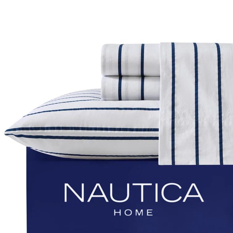 Nautica Nautica Printed Cotton Percale Sheet Sets