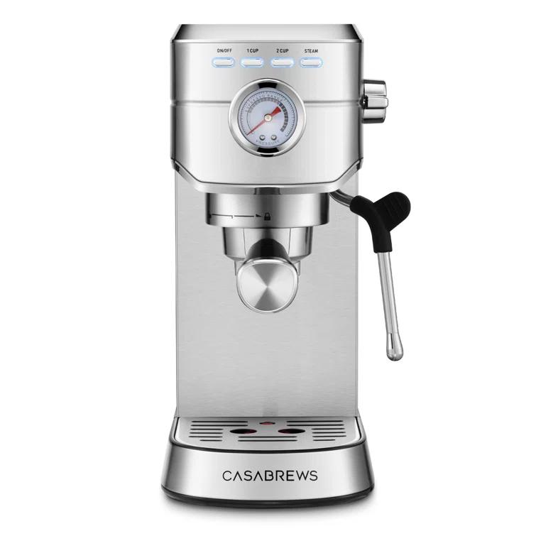 CASABREWS CASABREWS CM5418 20 Bar Espresso Machine Coffee Maker W/ Powerful Steam Wand Stainless Steel
