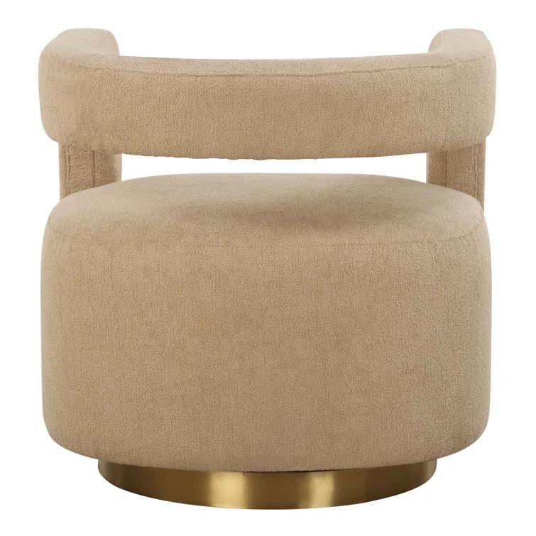 Uttermost Uttermost Grounded Modern Swivel Chair