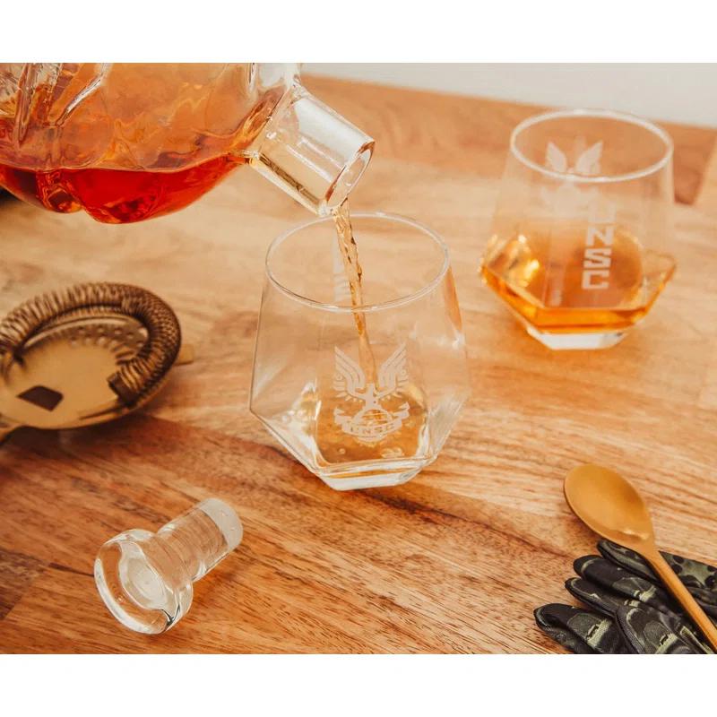 Ukonic 6 Piece Whiskey Decanter Set