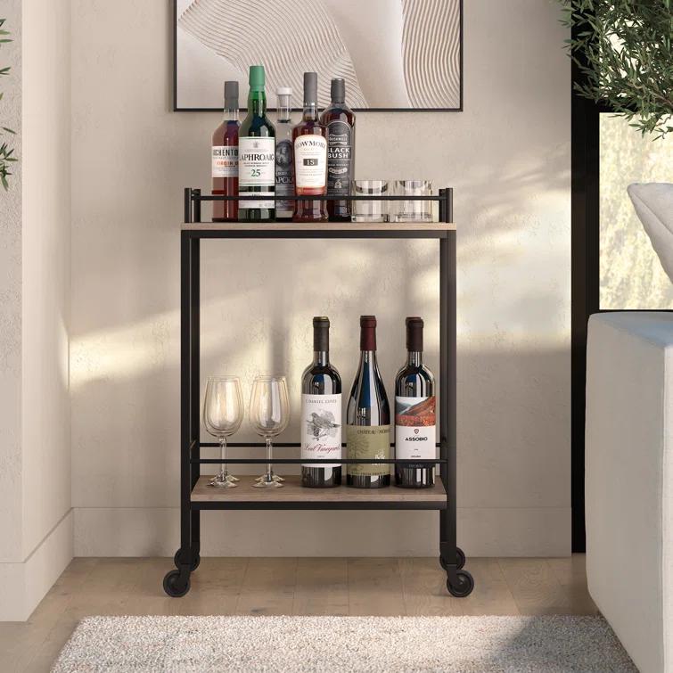 Wade Logan® Barnes Metal Bar Cart