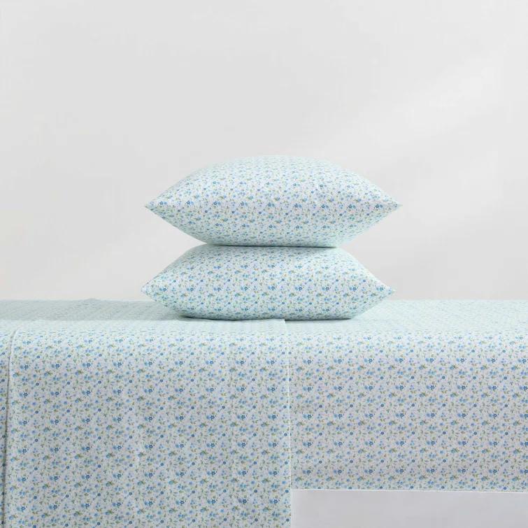Laura Ashley Laura Ashley Printed Cotton Percale Sheet Set