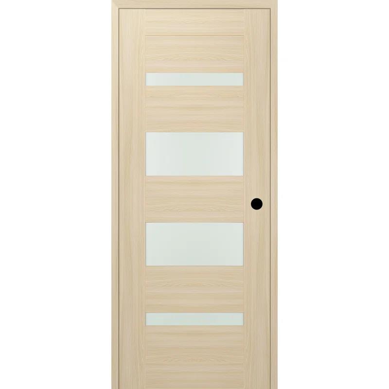Belldinni Avon Glass Solid Manufactured Wood Standard Door | Wayfair