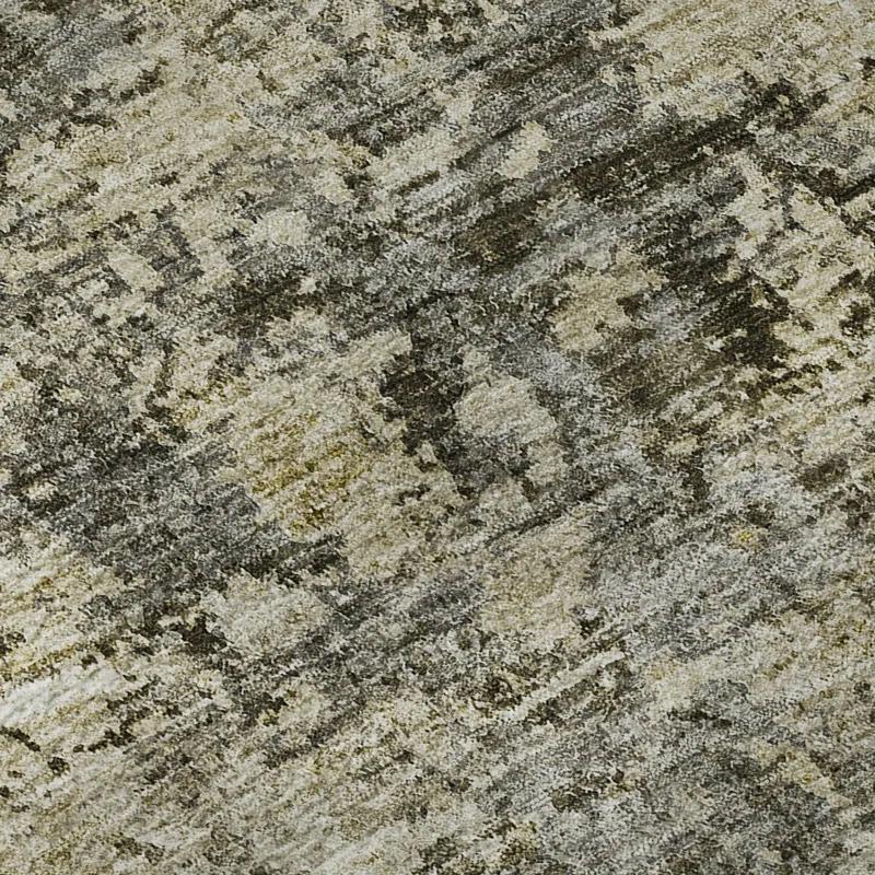 Wade Logan® Premium Machine Washable Cerrito Taupe Rug