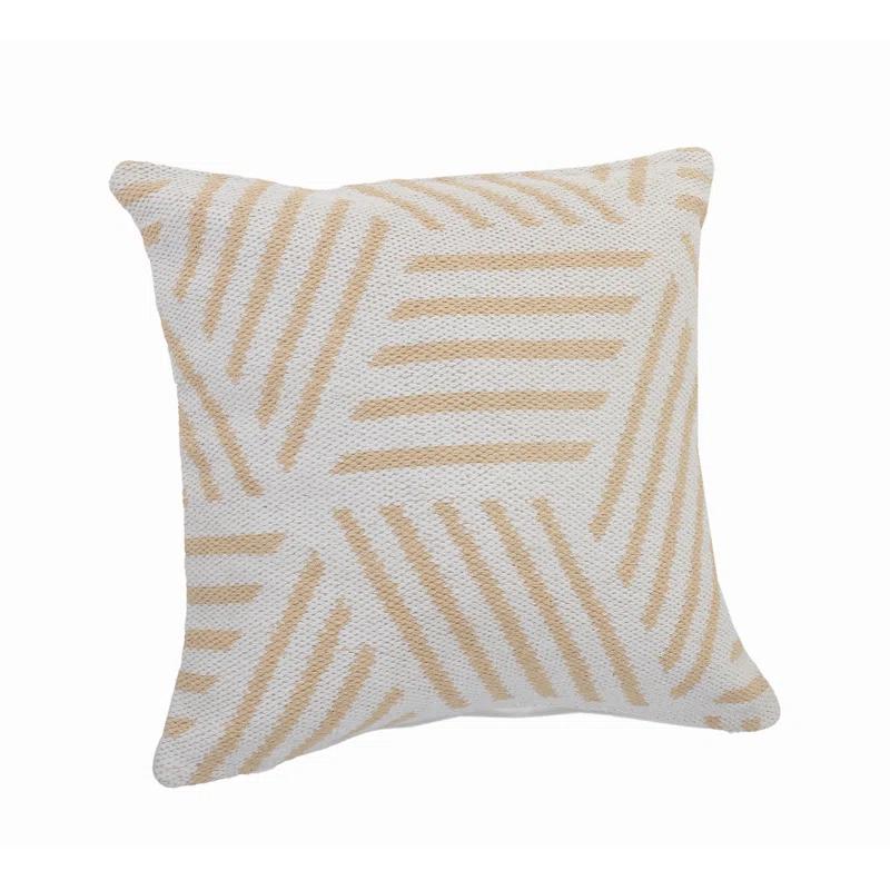 Evette Rios Throw Pillow Geometric Cotton Throw Pillow
