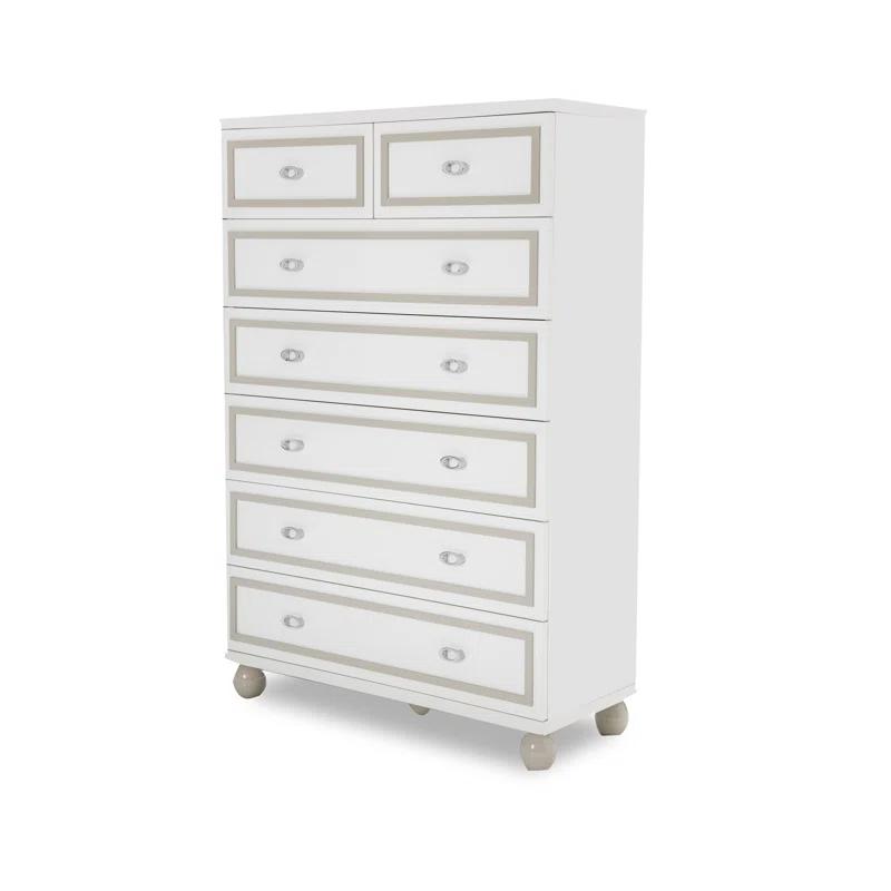 Michael Amini Sky Tower 40'' W 7 - Drawer Dresser