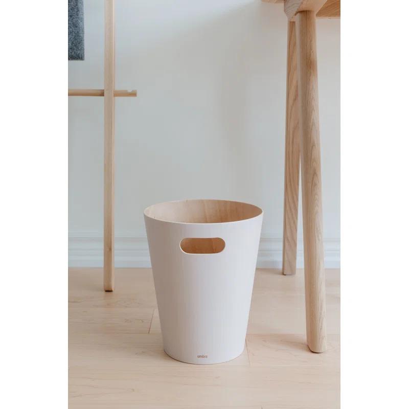 Umbra Woodrow Manufactured Wood Open Waste Basket - 2.25 Gallons