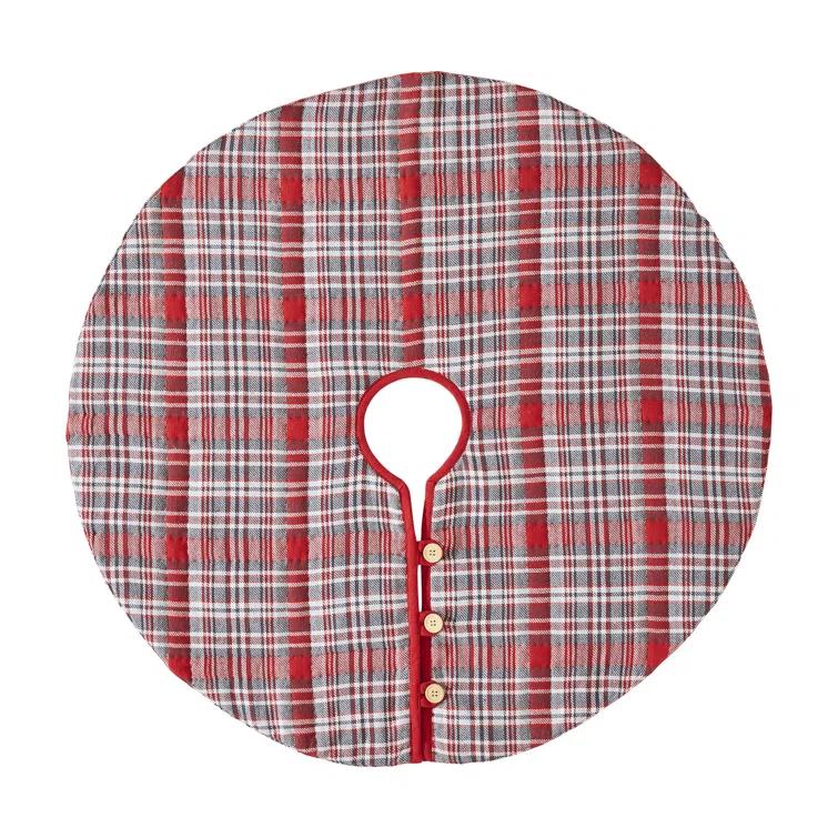 VHC Brands Gregor Plaid Cotton Tree Skirt