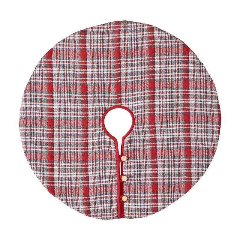 Plaid Cotton Tree Skirt