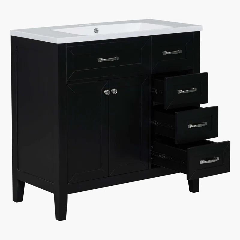 R&M Furniture Versatile Bathroom Vanity with Stylish Sink and Ample Storage