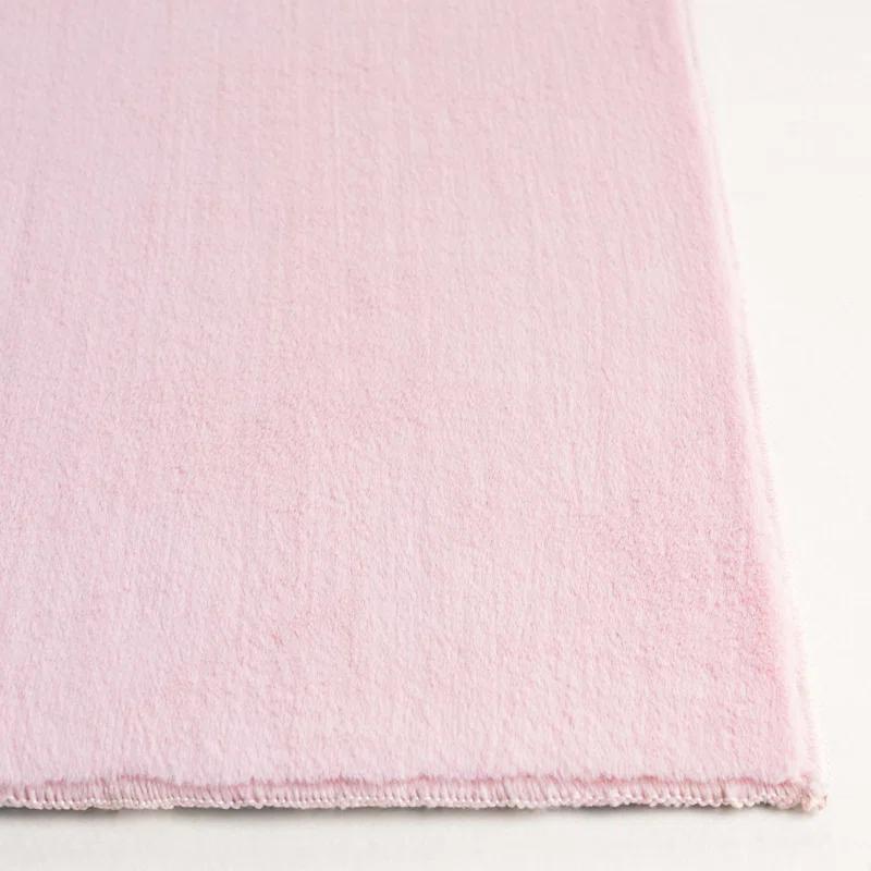 Safavieh Faux Rabbit Fur Performance Machine Washable Solid Color Rug