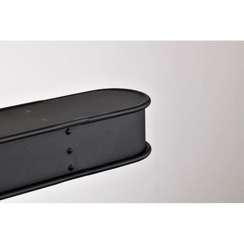 Keren - 36 Inch LED Island Pendant - Textured Black - Acrylic Lens