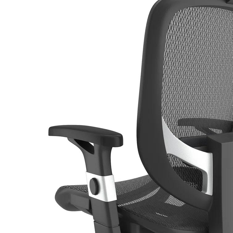 Staples Hyken Ergonomic Mesh Swivel Task Chair, Black (UN59460)