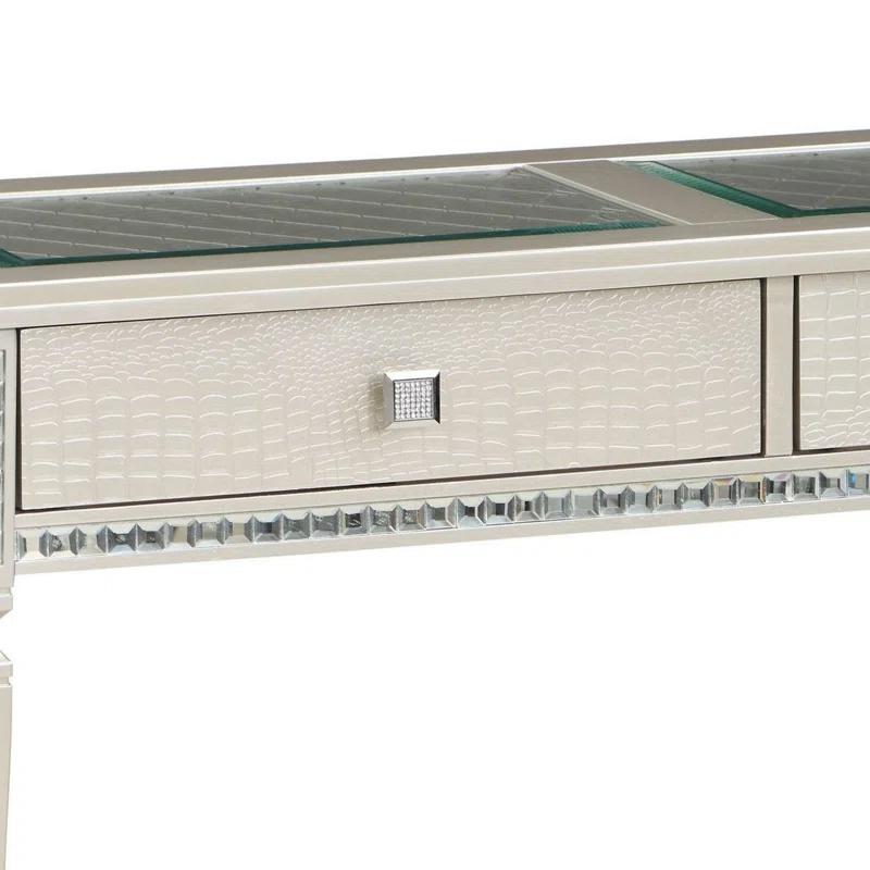 Rosdorf Park 48'' Glass Top Console Table