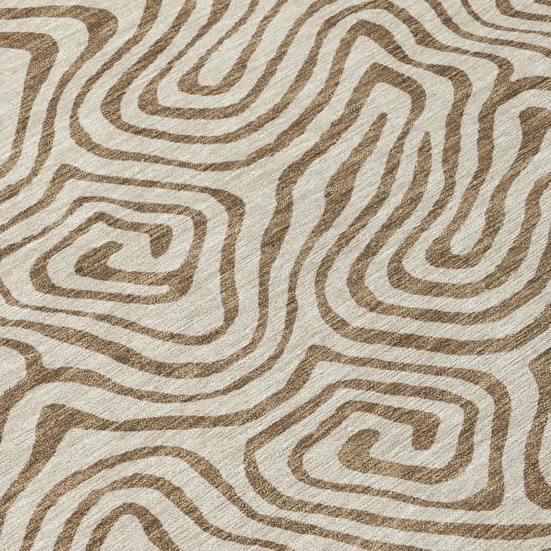 Machine Washable Indoor/Outdoor Chayden ACN1031 Beige Rug