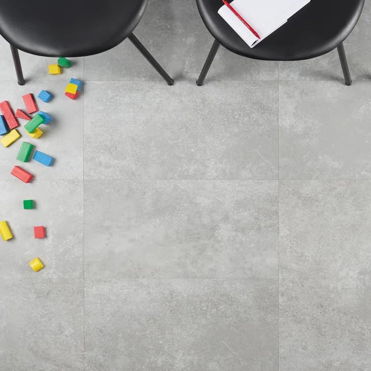 Bond Tile Revive 12mil Metalcrete 12.4" x 24.4" Waterproof Glue Down Luxury Vinyl Tile (36 Sq. Ft. / Case)