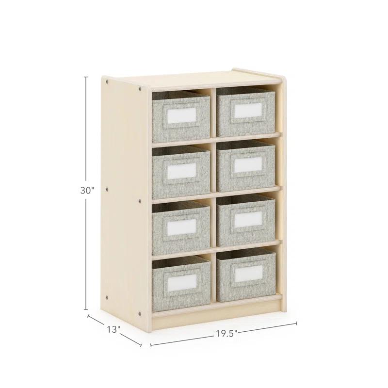 EdQ Essentials Bin Cubby Storage Organizer