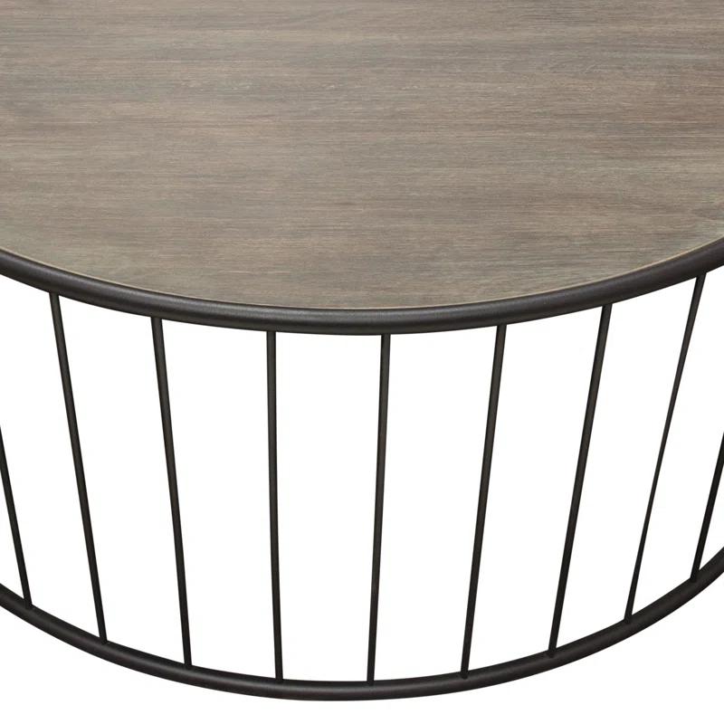 Diamond Sofa Gibson Solid Wood Top Single Coffee Table