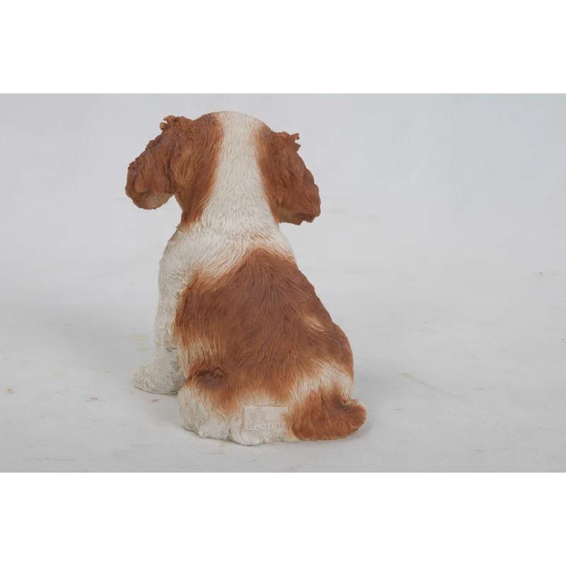 Hi-Line Gift Ltd. Sitting King Charles Puppy Statue