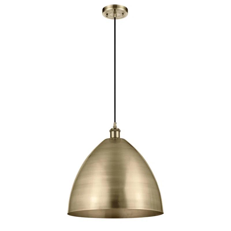 Innovations Lighting Metal Bristol 1 - Light Single Drop Pendant Pendant