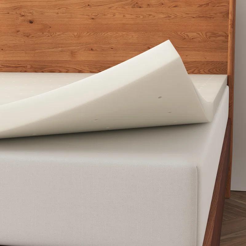 Nap Queen 1.5'' Ventilated Memory Foam Mattress Topper