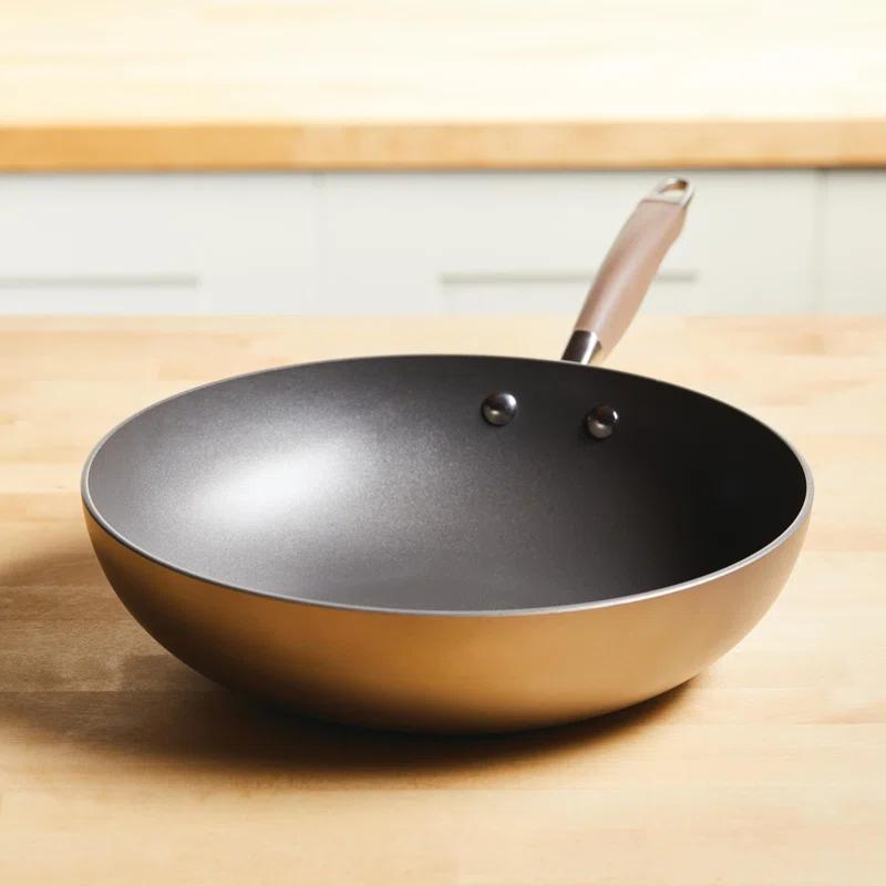 Anolon Anolon Advanced Home Hard Anodized Nonstick Stir Fry Pan / Wok, 12 Inch