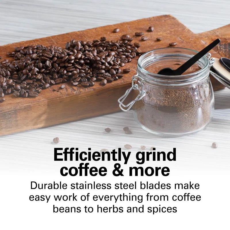 Hamilton Beach Hamilton Beach® Custom Grind™ Electric Coffee Grinder with Removable Stainless Steel Chamber and Adjustable Grind Control