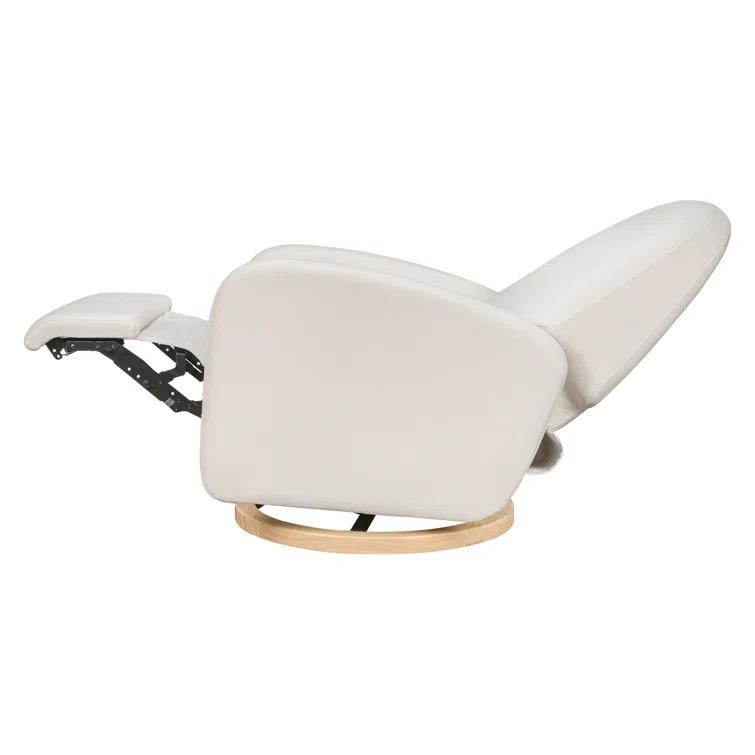 Nami Electronic Recliner and Swivel Glider Recliner in Shearling with USB port