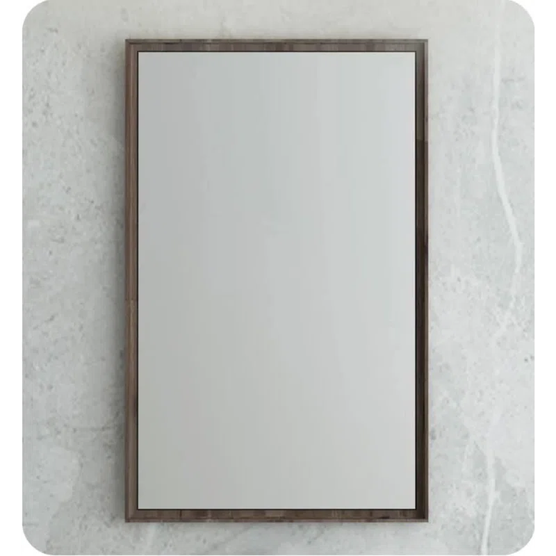 Fresca Formosa Wood Flat Wall Mirror