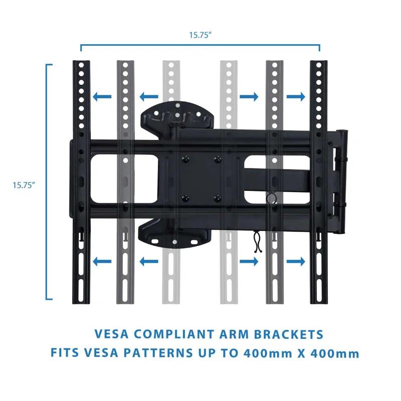 Mount-it Tilt/Swivel/Articulating/Extending Arm Wall Mount 32"-55" Screens