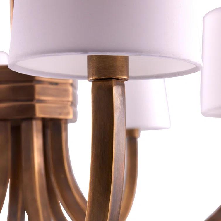 Gaetano Chandelier by Arteriors - Vintage Brass / 26.5" Dia